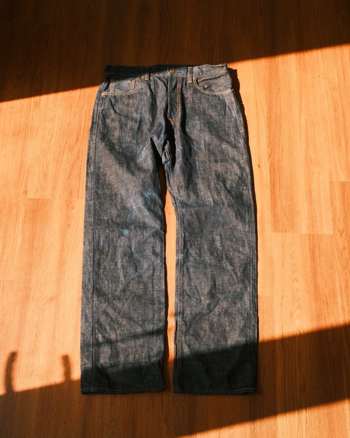데밀 009P 레귤러 스트레이트 14oz 셀비지 데님 팬츠 상품이미지2