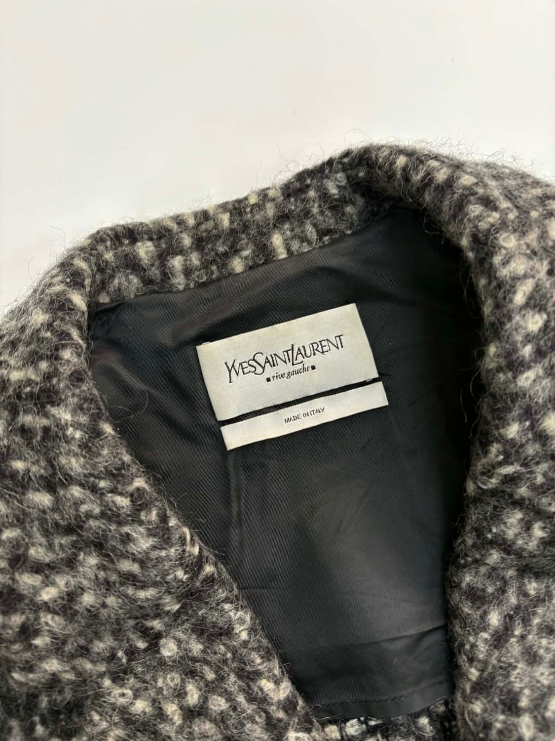 입생로랑 리브 고쉬 울 트위드 2B 블레이져 자켓 상품이미지5