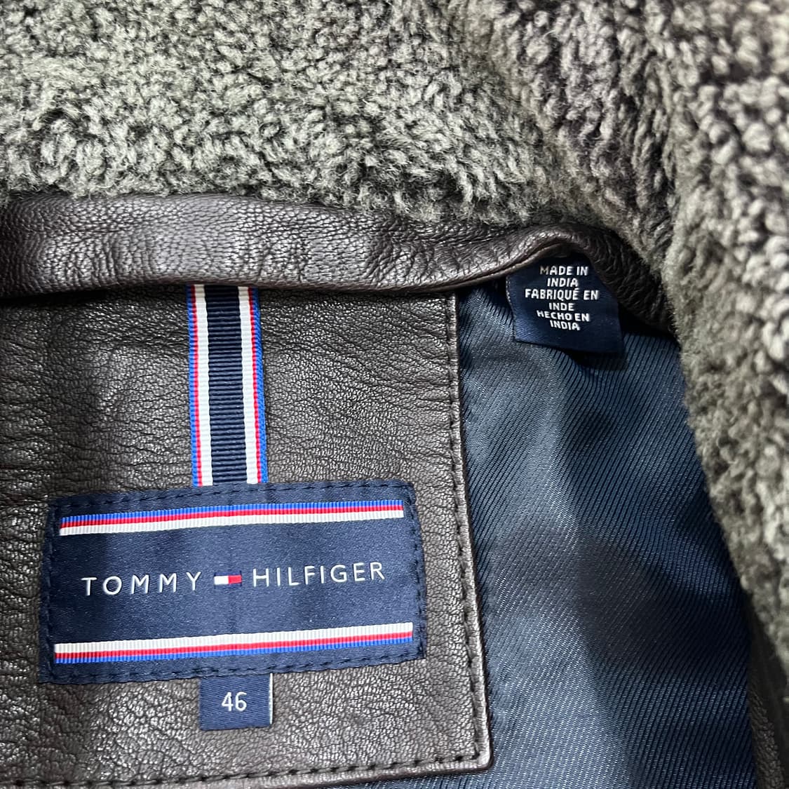 46 타미힐피거 염소가죽 덱자켓 0303M 상품이미지2