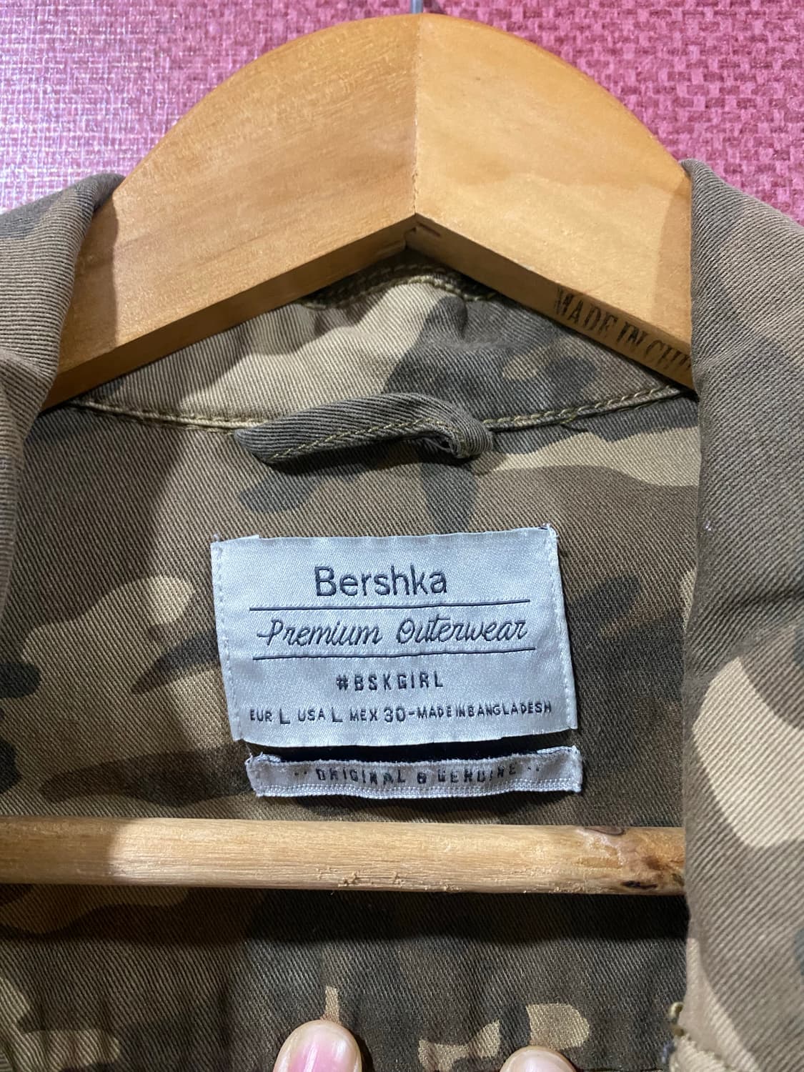 Bershka 버쉬카 카모 자켓 L 상품이미지10