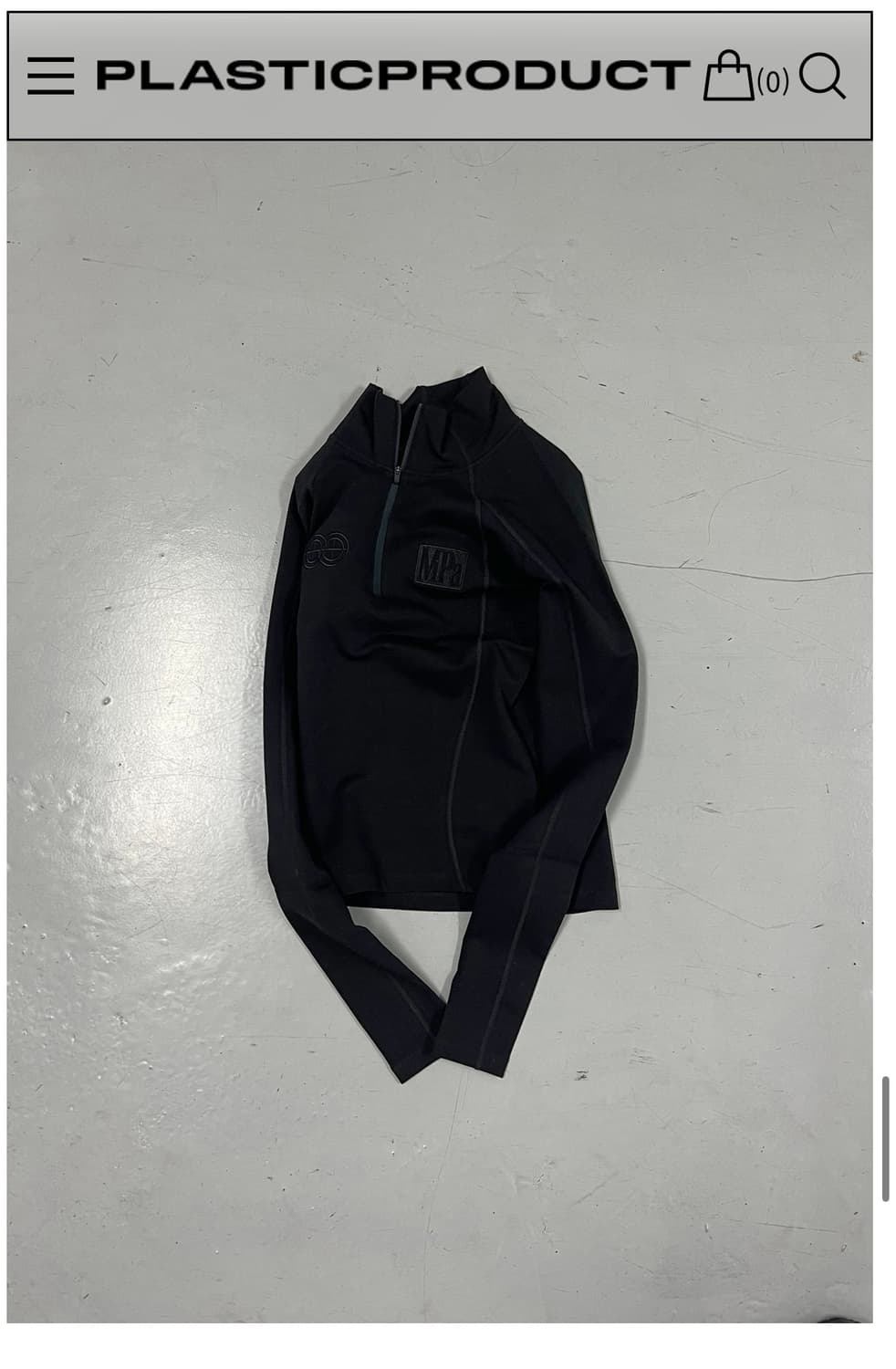 플라스틱프로덕트 하프집업 새상품 팔아요 상품이미지3