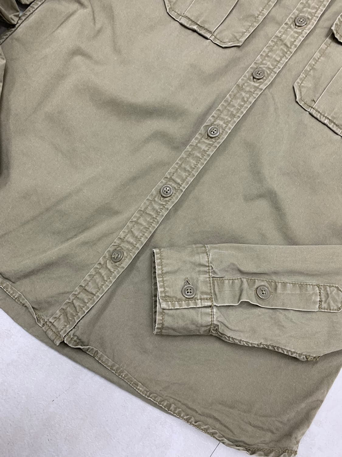 아비렉스 카키 셔츠 #667 상품이미지4