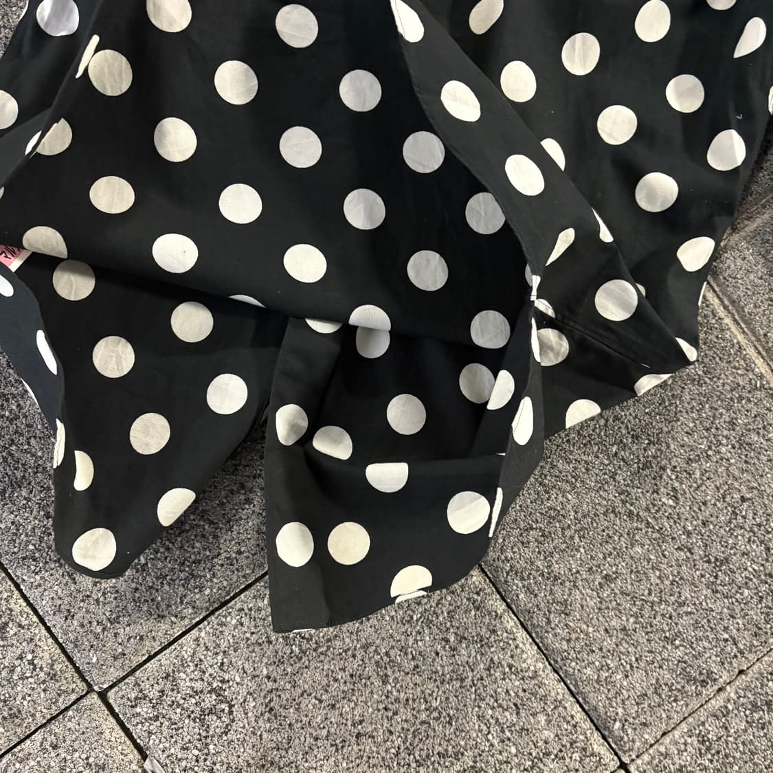 꼼데가르송 옴므 플러스 폴카닷 크롭 셔츠 상품이미지9