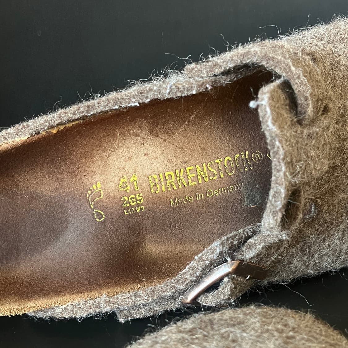 Birkenstock Boston wool felt ( ~265 ) 상품이미지4