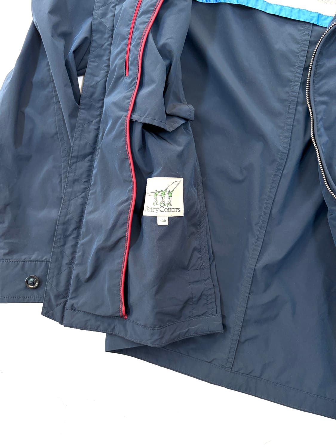 Henry Cottons 네이비 경량 집업 자켓 상품이미지5