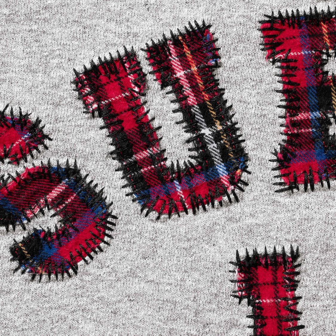 슈프림 플레이드 아크 크루넥 헤더 그레이 - 26SS M  상품이미지2