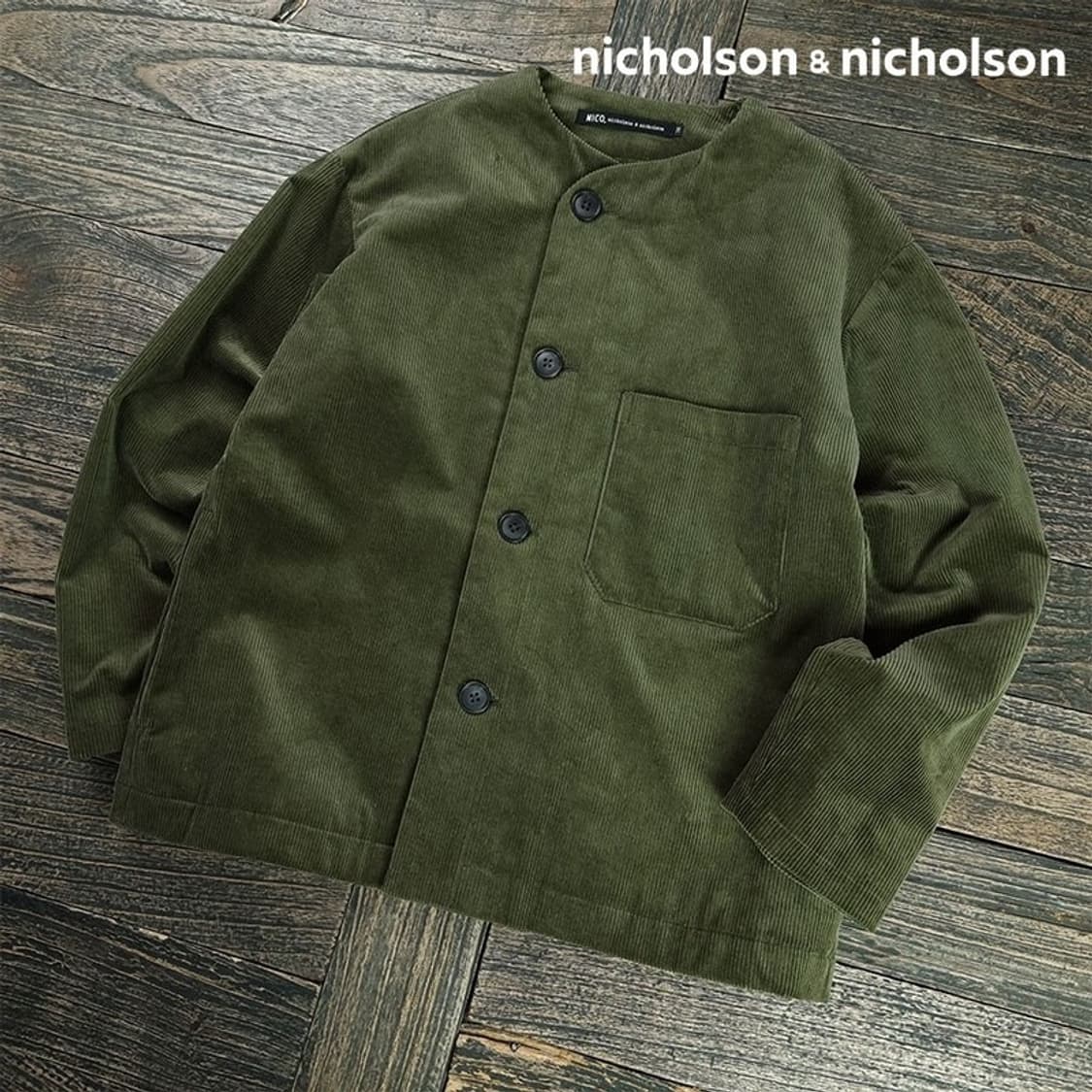 [니콜슨앤니콜슨] 재팬 코듀로이 카라리스 자켓 브라운 M19787 상품이미지1