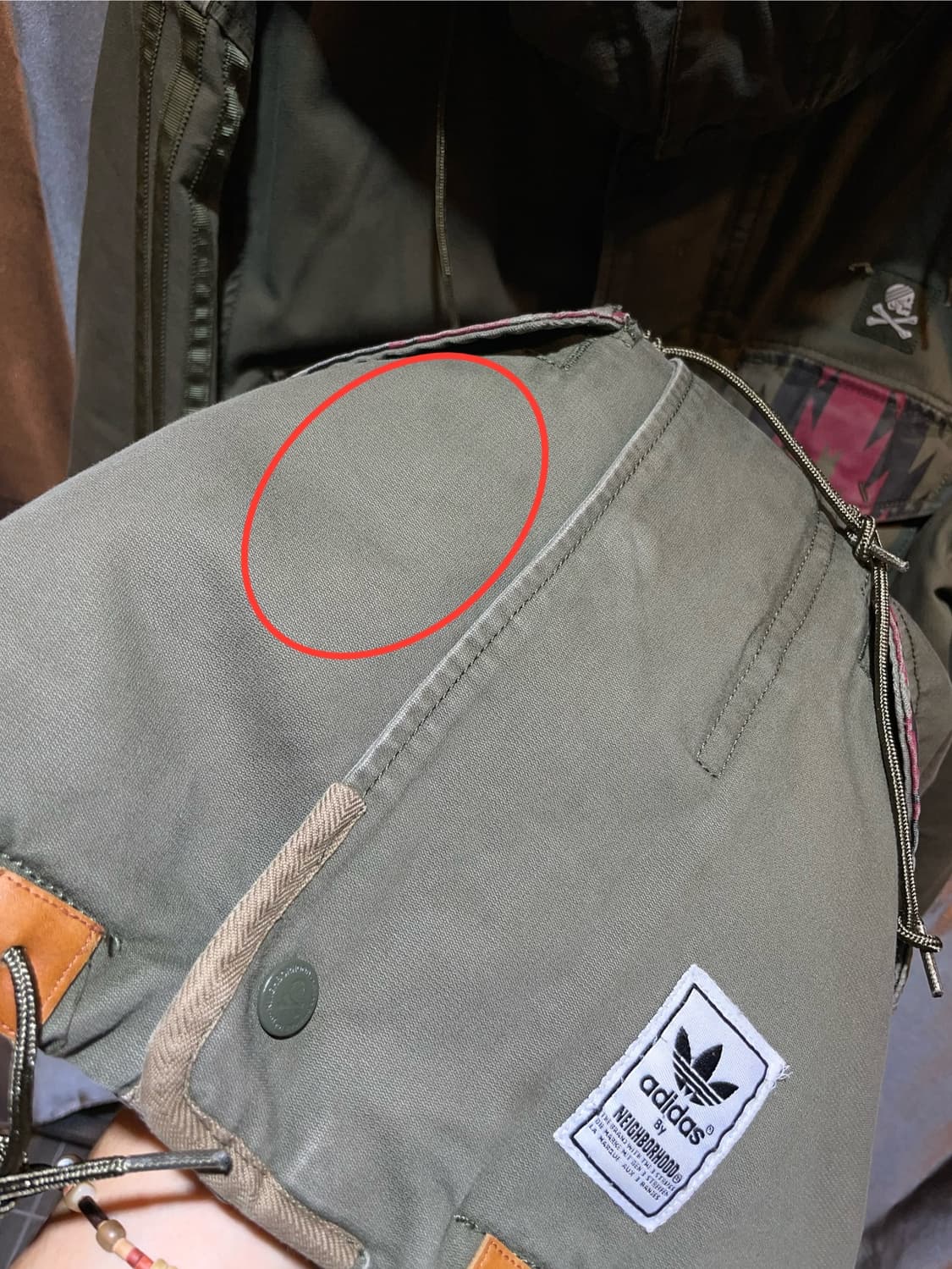 M 아디다스 x 네이버후드 웨스턴 패턴 야상자켓 상품이미지9