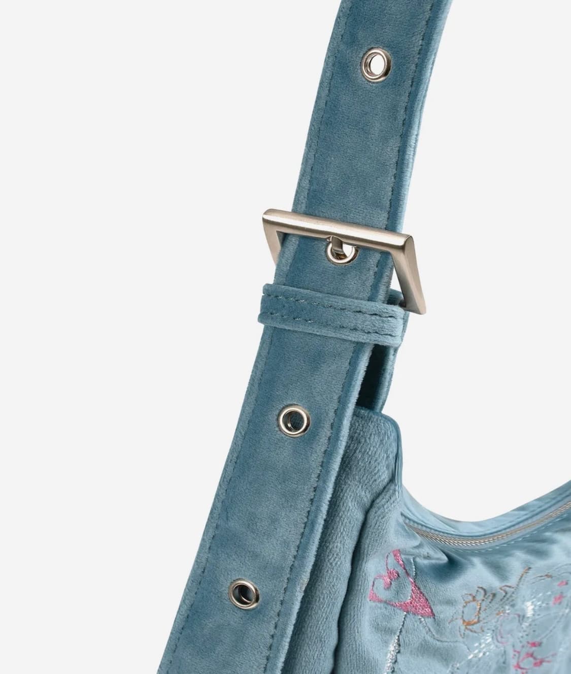 kimzisu 자수 숄더백_블루 상품이미지5