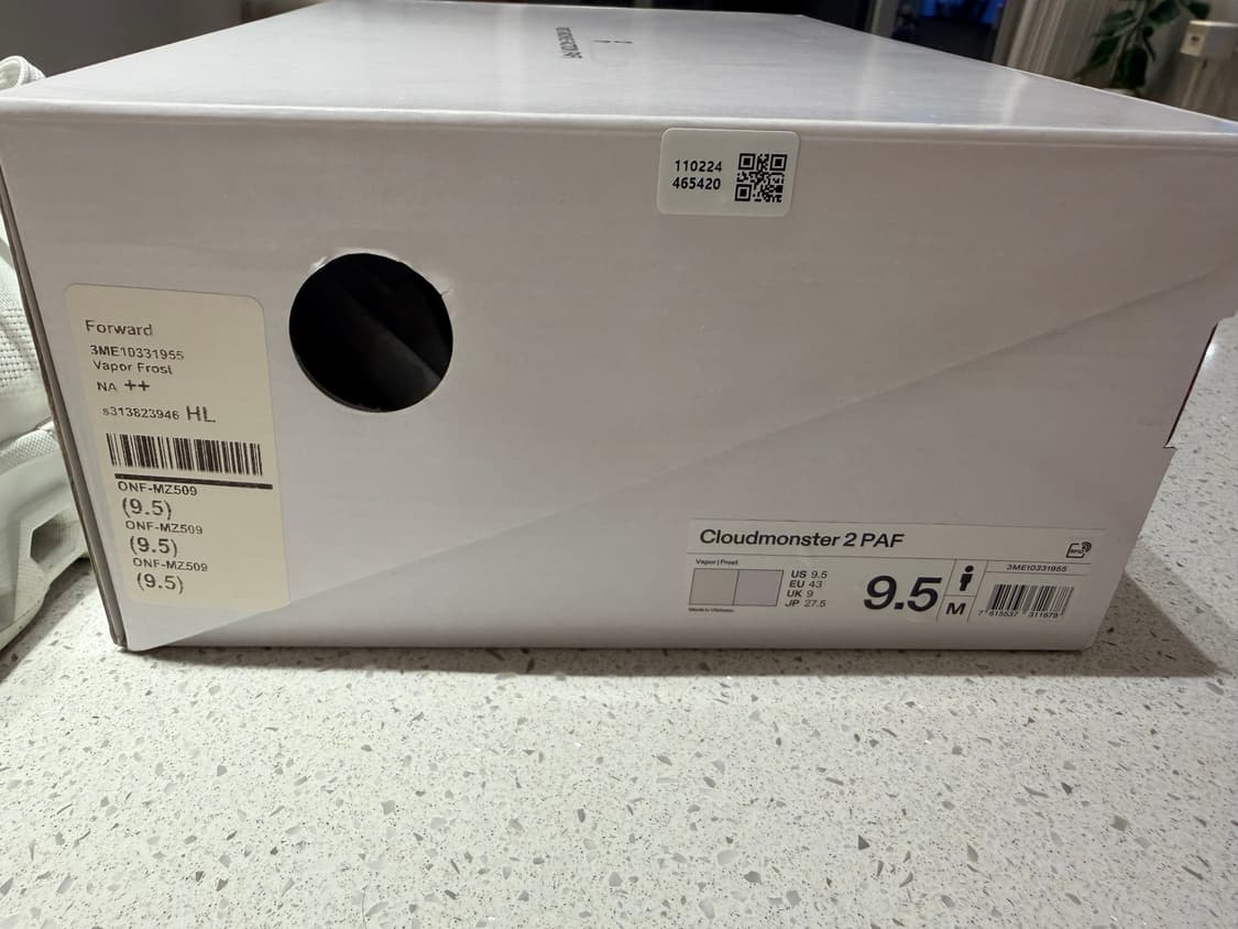 온 러닝 x 포스트 아카이브 팩션 (파프) 클라우드몬스터 2  프로스트 상품이미지6