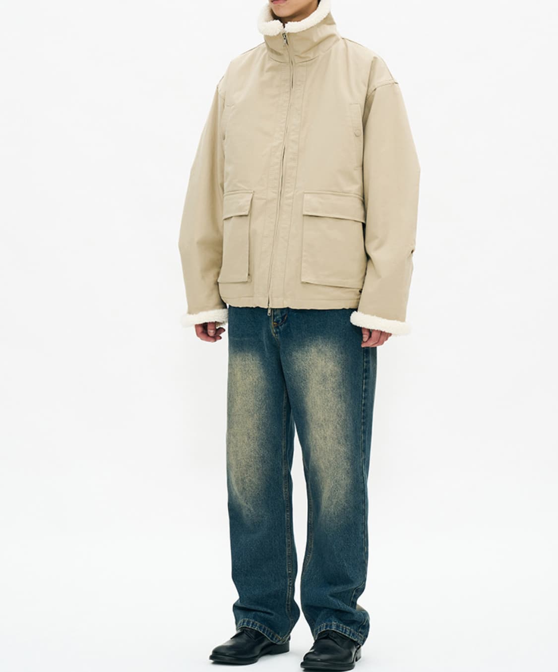 파르티멘토 제품: 3M 신슐레이트 보아 플리스 무톤 자켓 상품이미지3