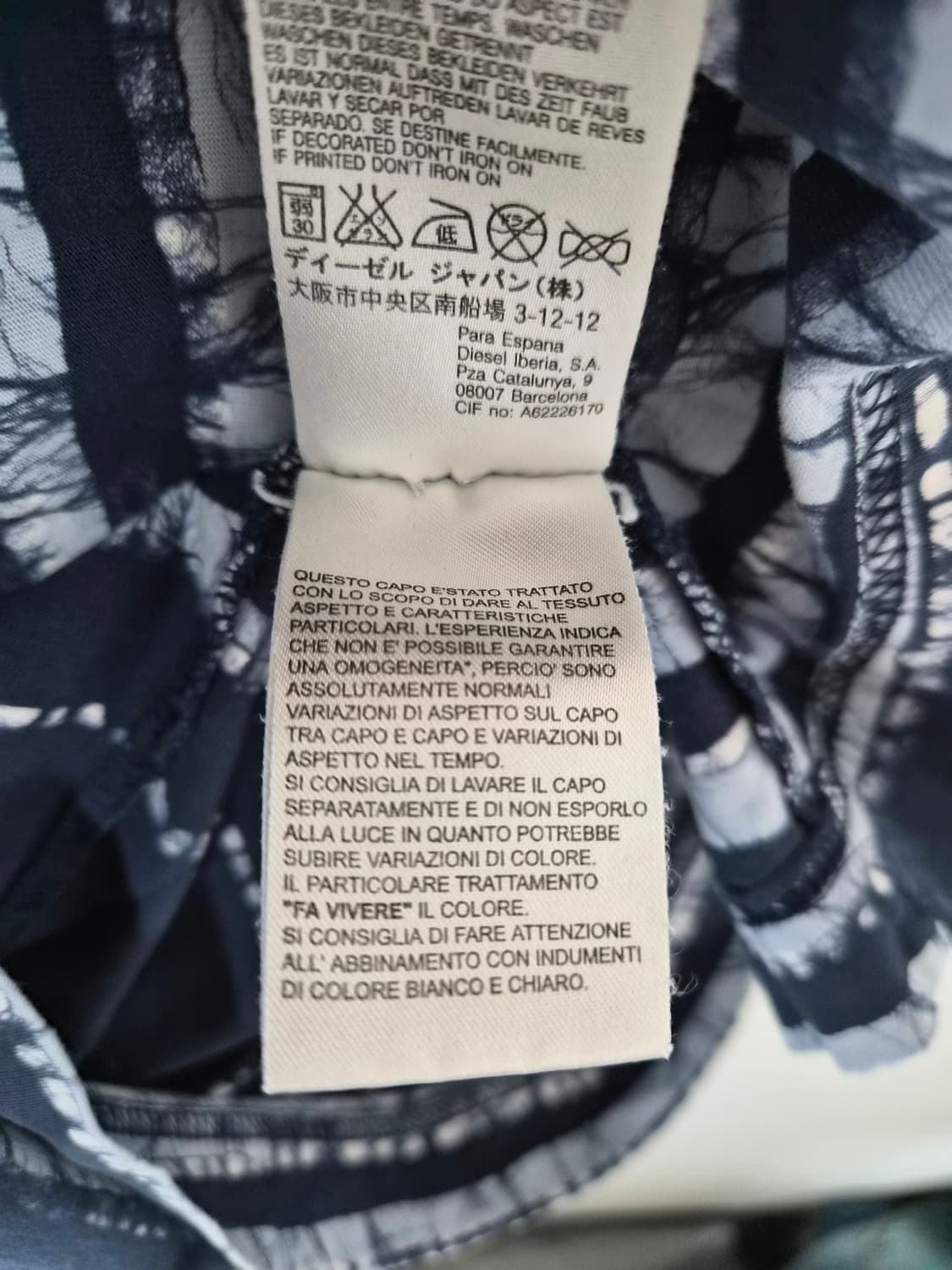 디젤 펑크 디스 티셔츠 XL사이즈 - T82 상품이미지8