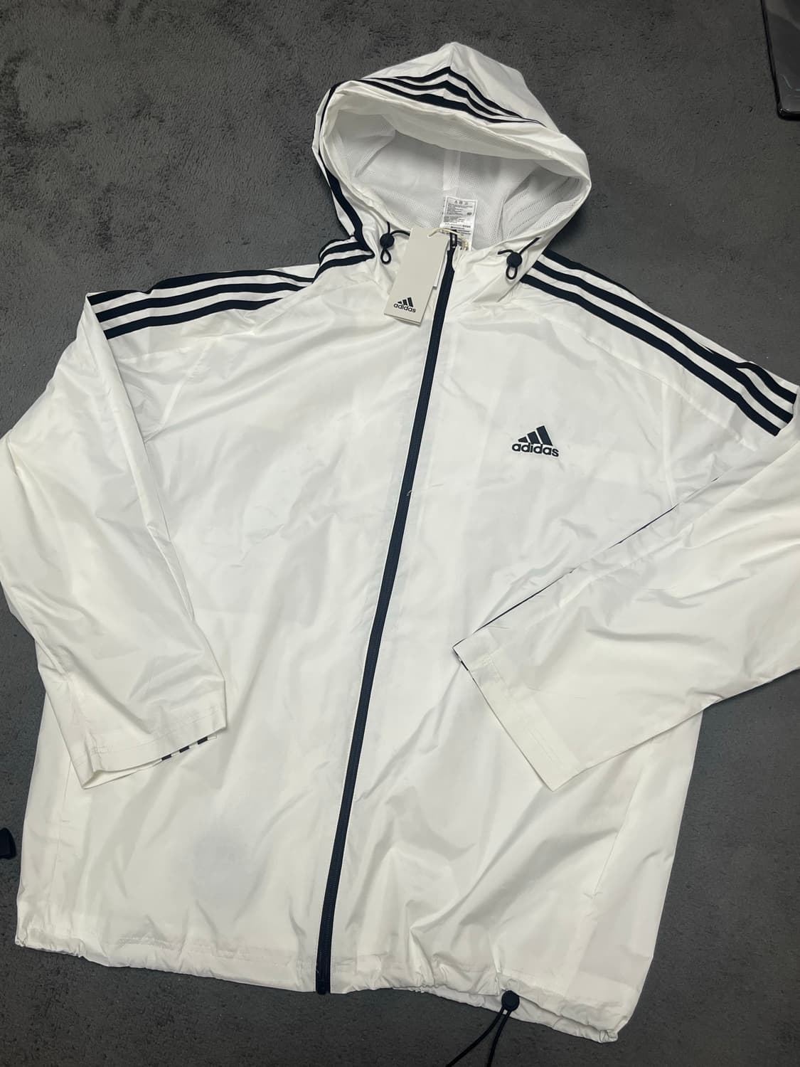 택 ok 아디다스 3s 삼선 바람막이 자켓 상품이미지2