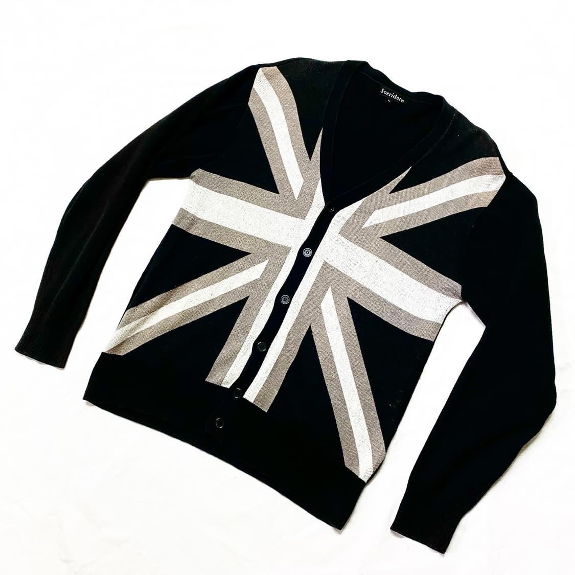 Sorridere - 유니온 잭 니트 가디건 상품이미지1