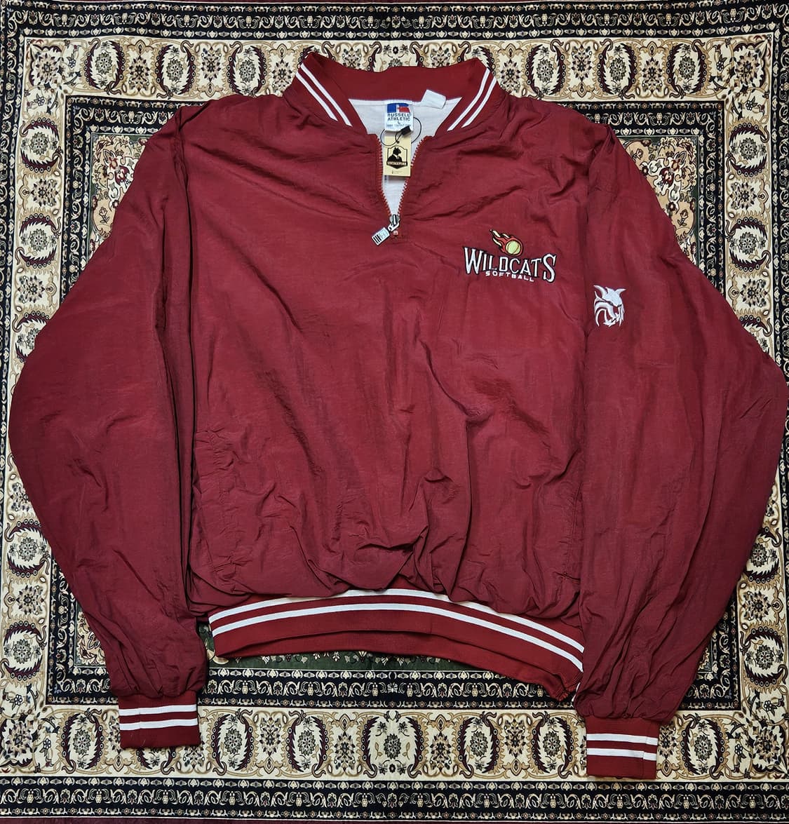 RUSSELL ATHLETIC Wildcats 소프트볼 하프집업 바람막이 상품이미지1