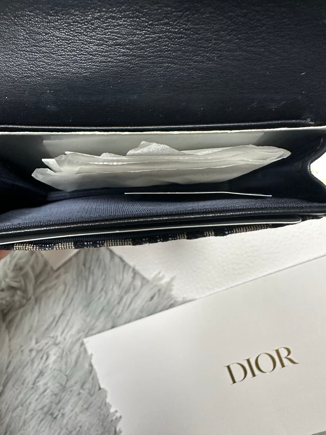 디올 오블리크 새들 카드지갑 (정품) 상품이미지3