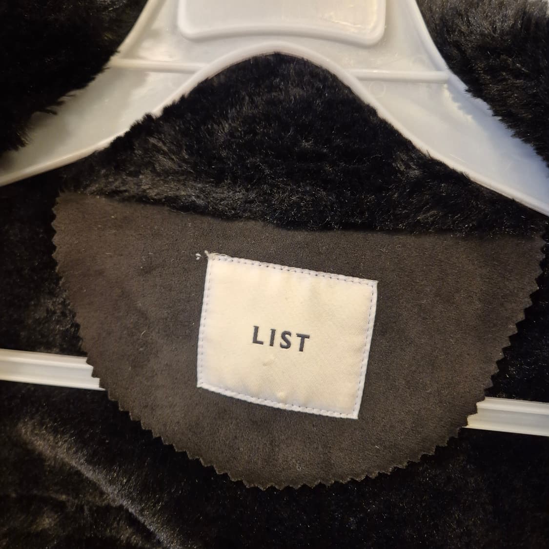 여성-55size 블랙 스웨이드 무스탕자켓  상품이미지3