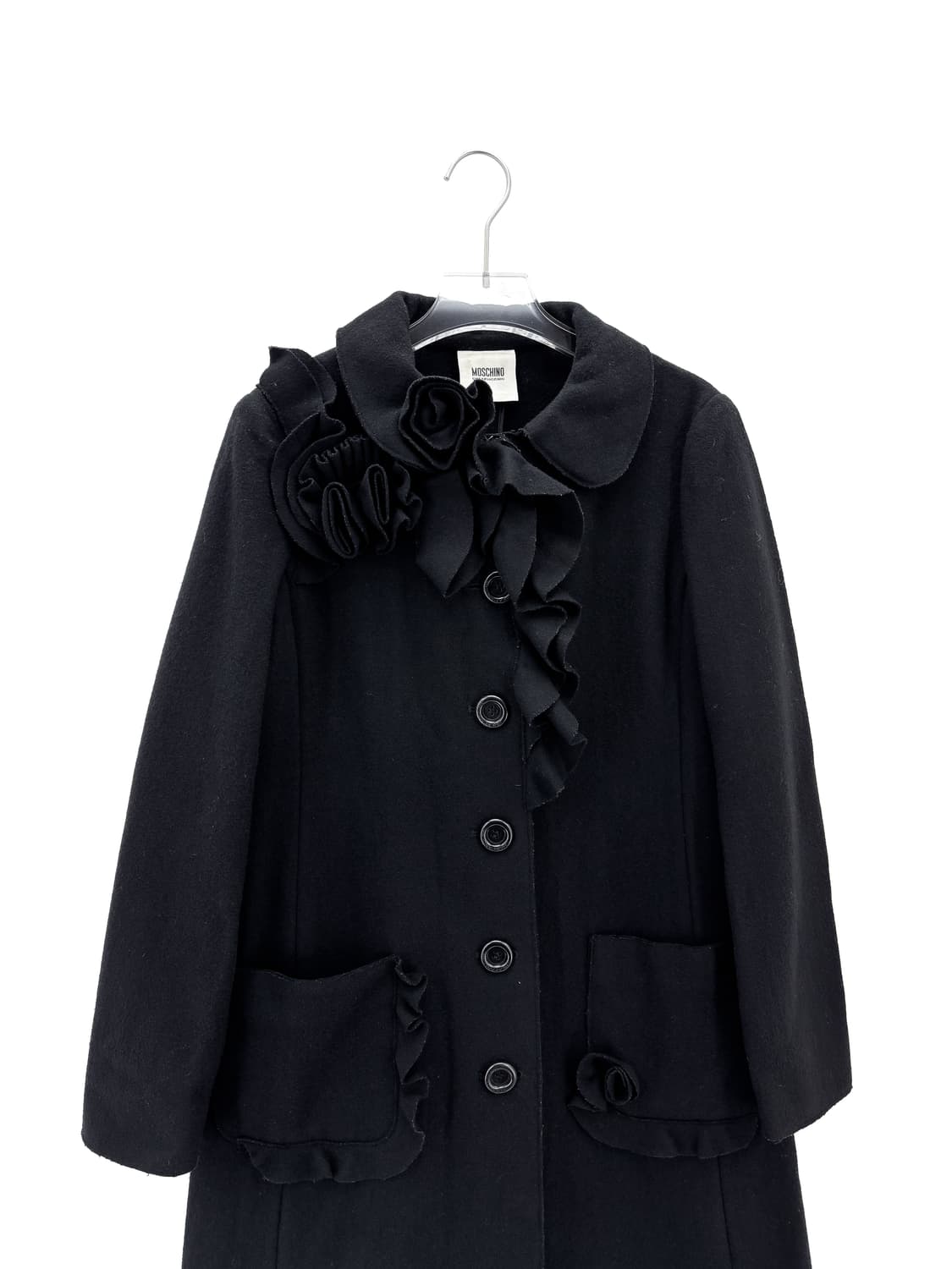 모스키노 06F/W 러플 장식 울 코트 상품이미지3