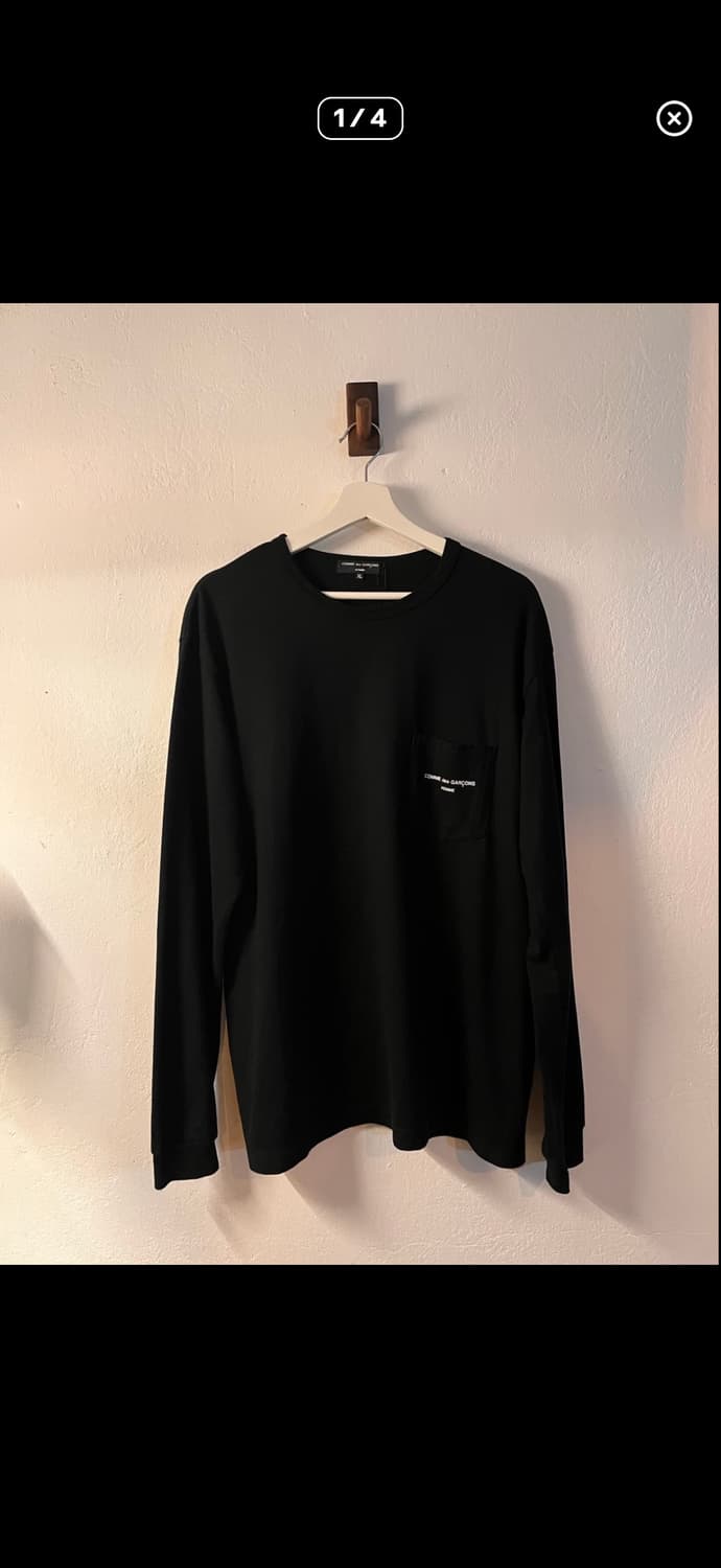꼼데가르송옴므 롱슬리브 XL미니 상품이미지1