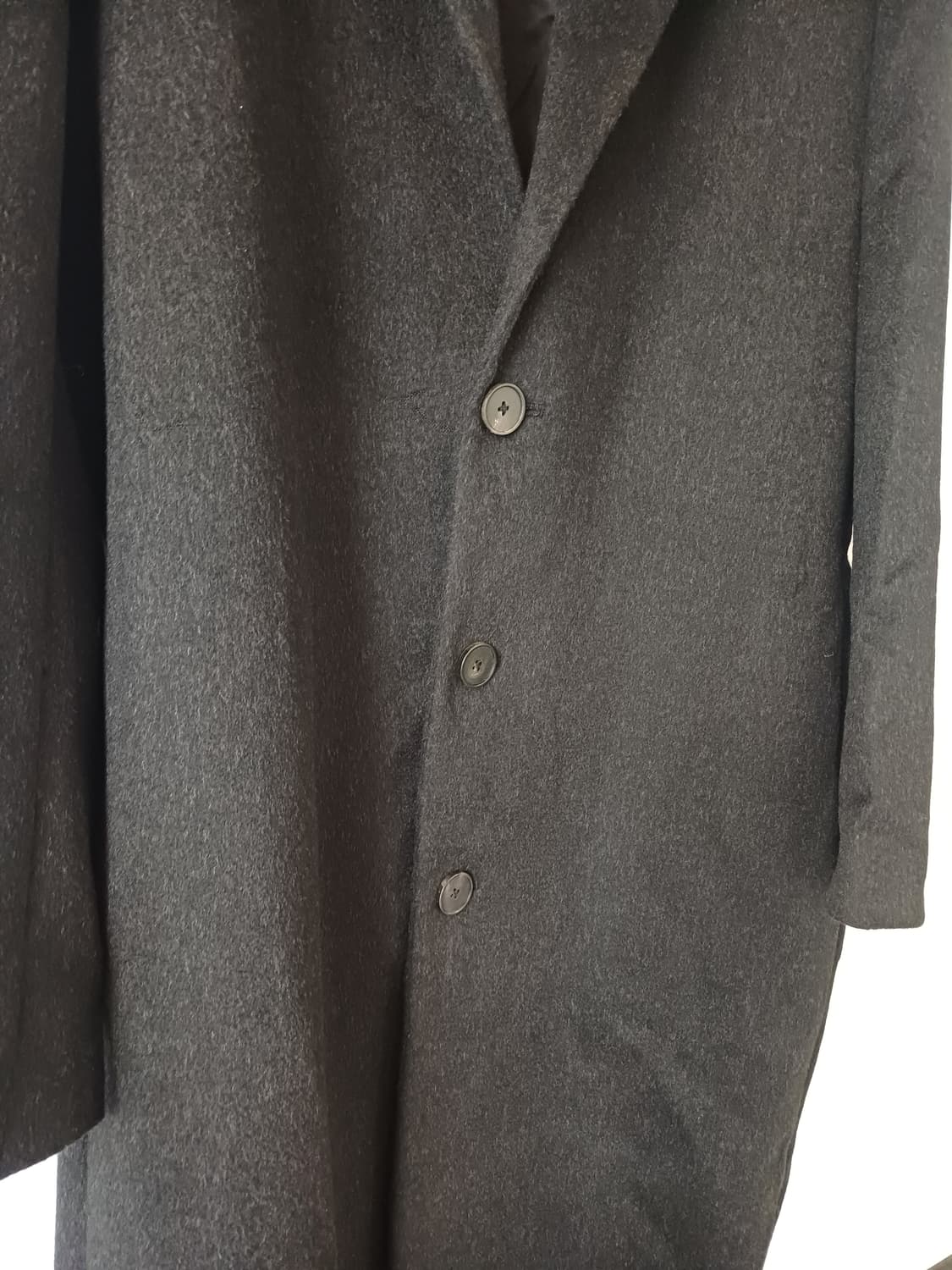 인사일런스 INSILENCE 울 캐시미어 싱글 코트 L 상품이미지4