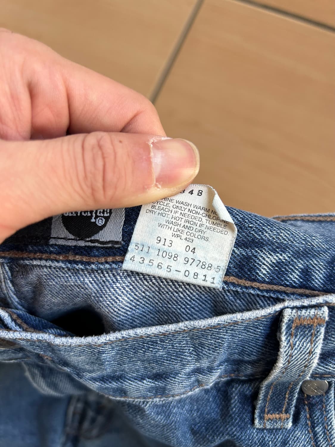 90‘s USA 리바이스 실버탭 루즈 38in 상품이미지5