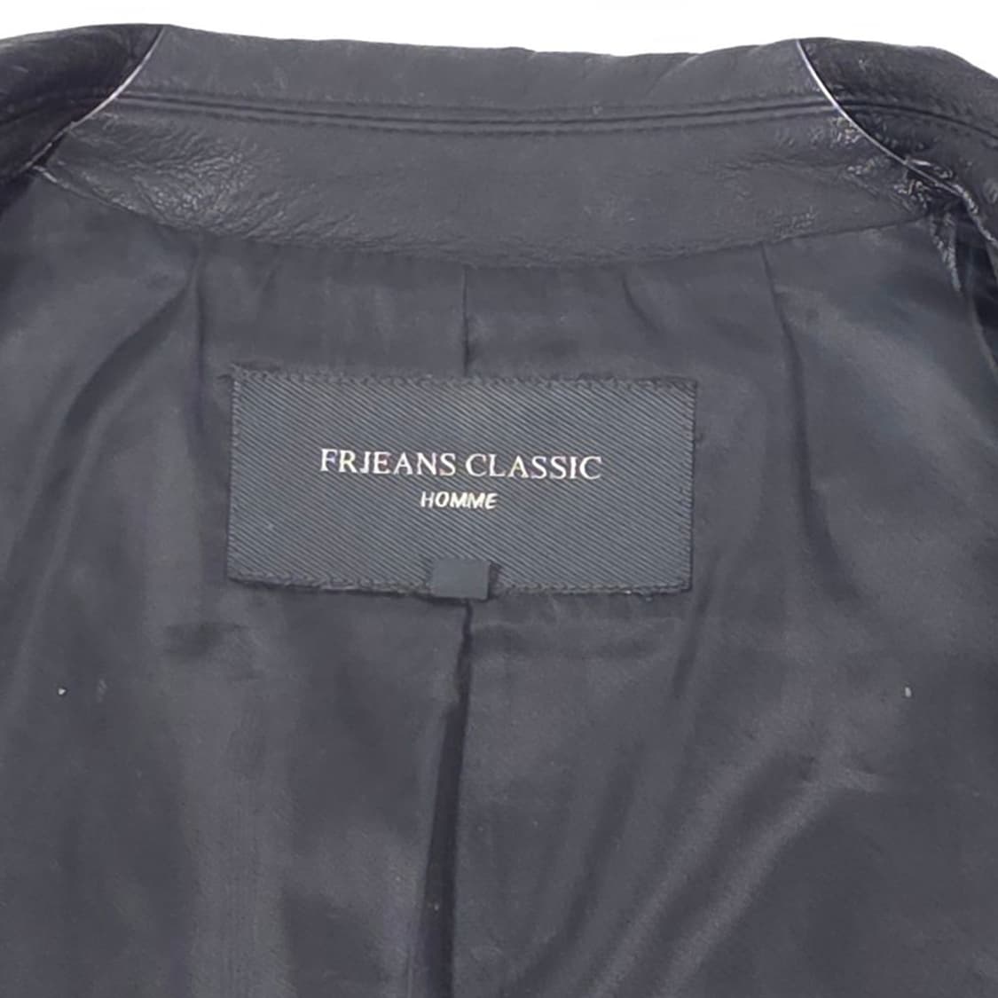 FRIJEANS CLASSIC 리얼 양가죽 3버튼 블레이저 자켓 L 상품이미지6