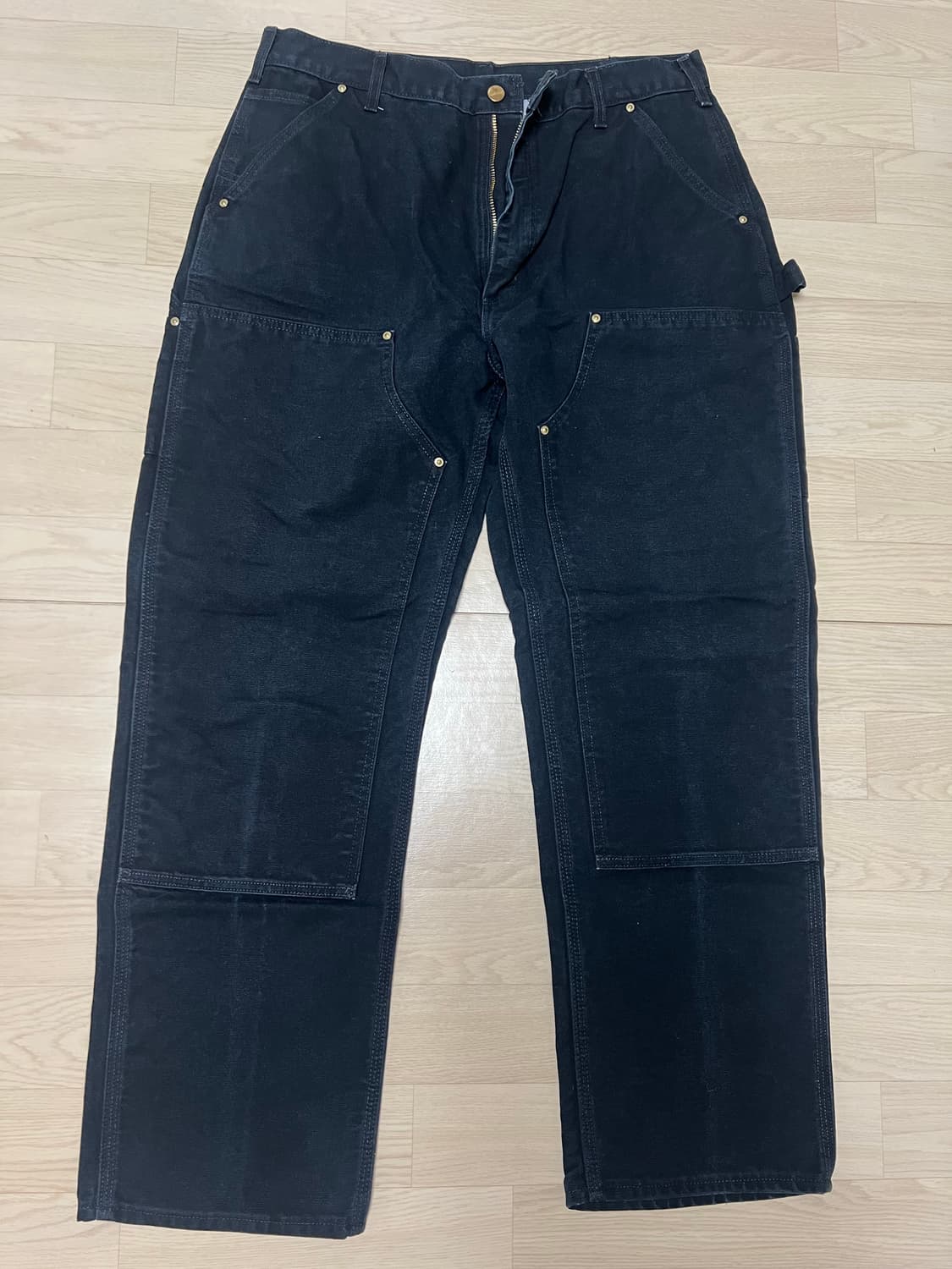 칼하트 더블니 블랙 팬츠 36X32사이즈 상품이미지1