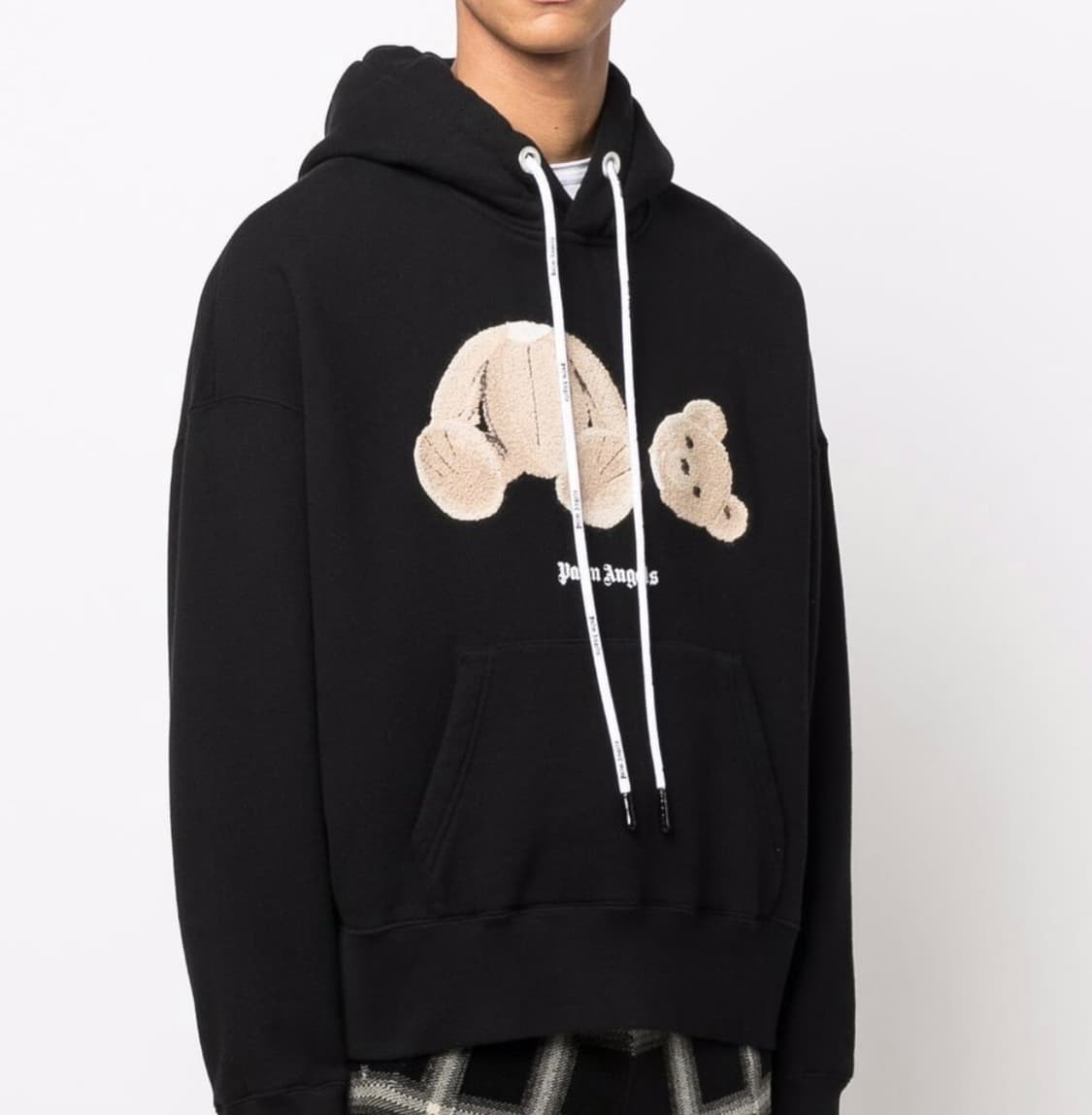 22FW 테디베어 후드 블랙 상품이미지1