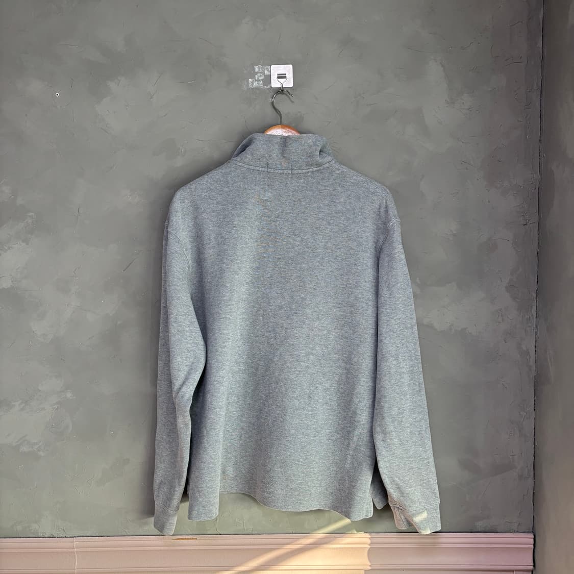 폴로 랄프로렌 니트 반집업 그레이 상품이미지4