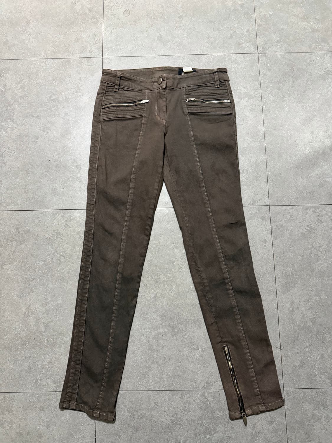 랑방 딥그레이  빈티지  라이더 팬츠  26인치  상품이미지1