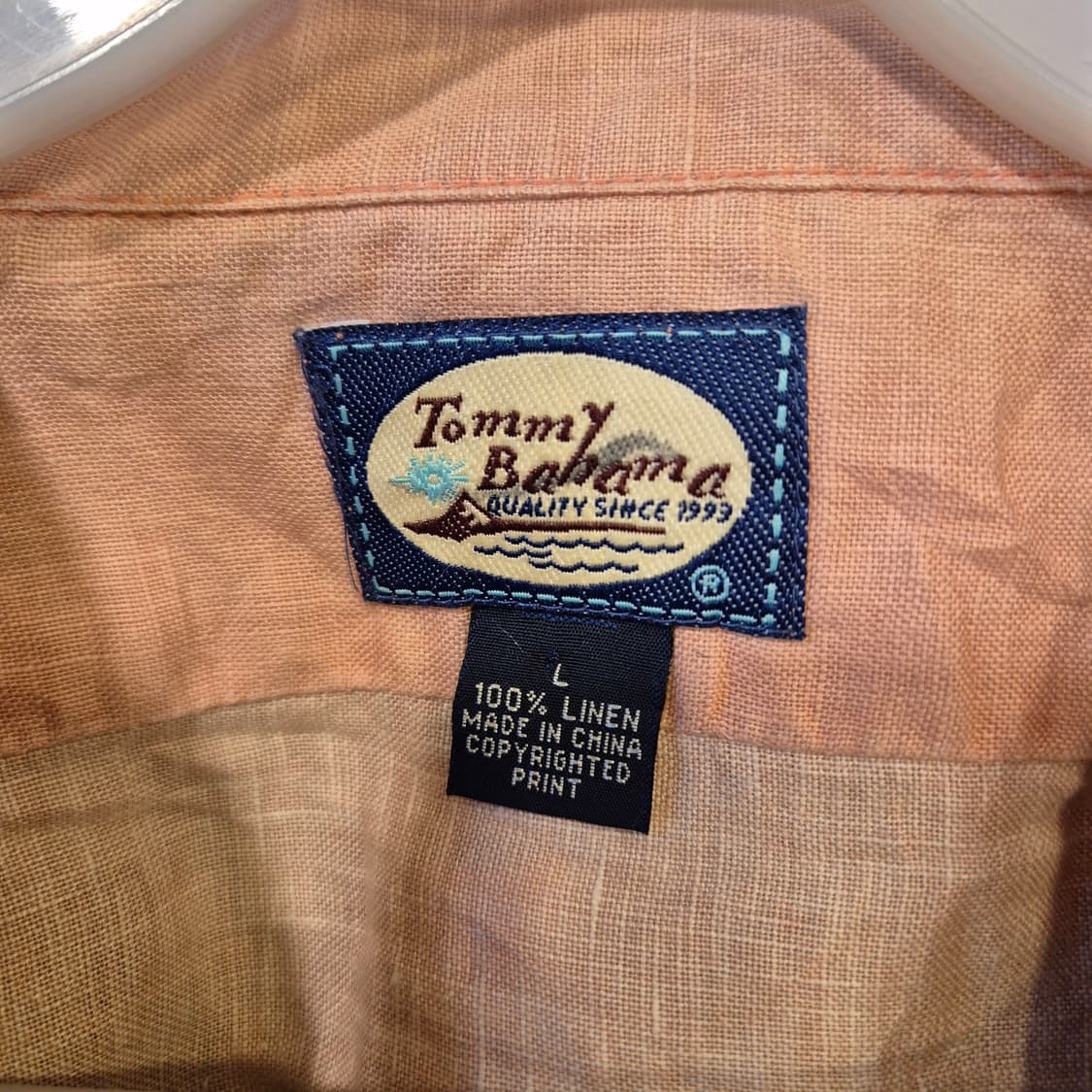 (L~XL)USA 하와이안 린넨 반팔셔츠  상품이미지3