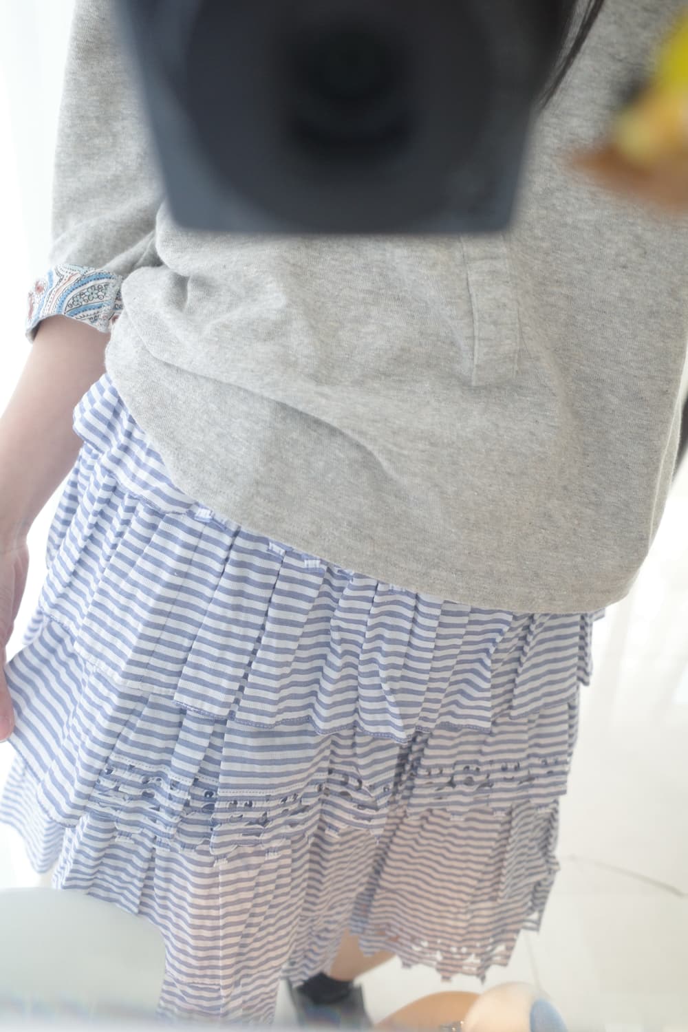 ㅇoㅇ stipe cancan skirt  상품이미지3
