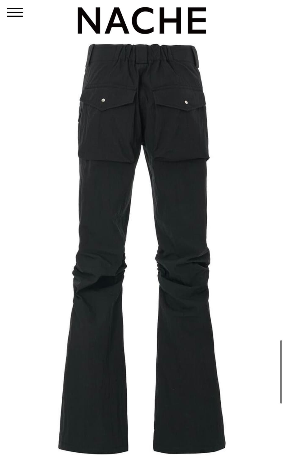 NACHE 나체 지퍼 팬츠 zip detail pants 상품이미지3