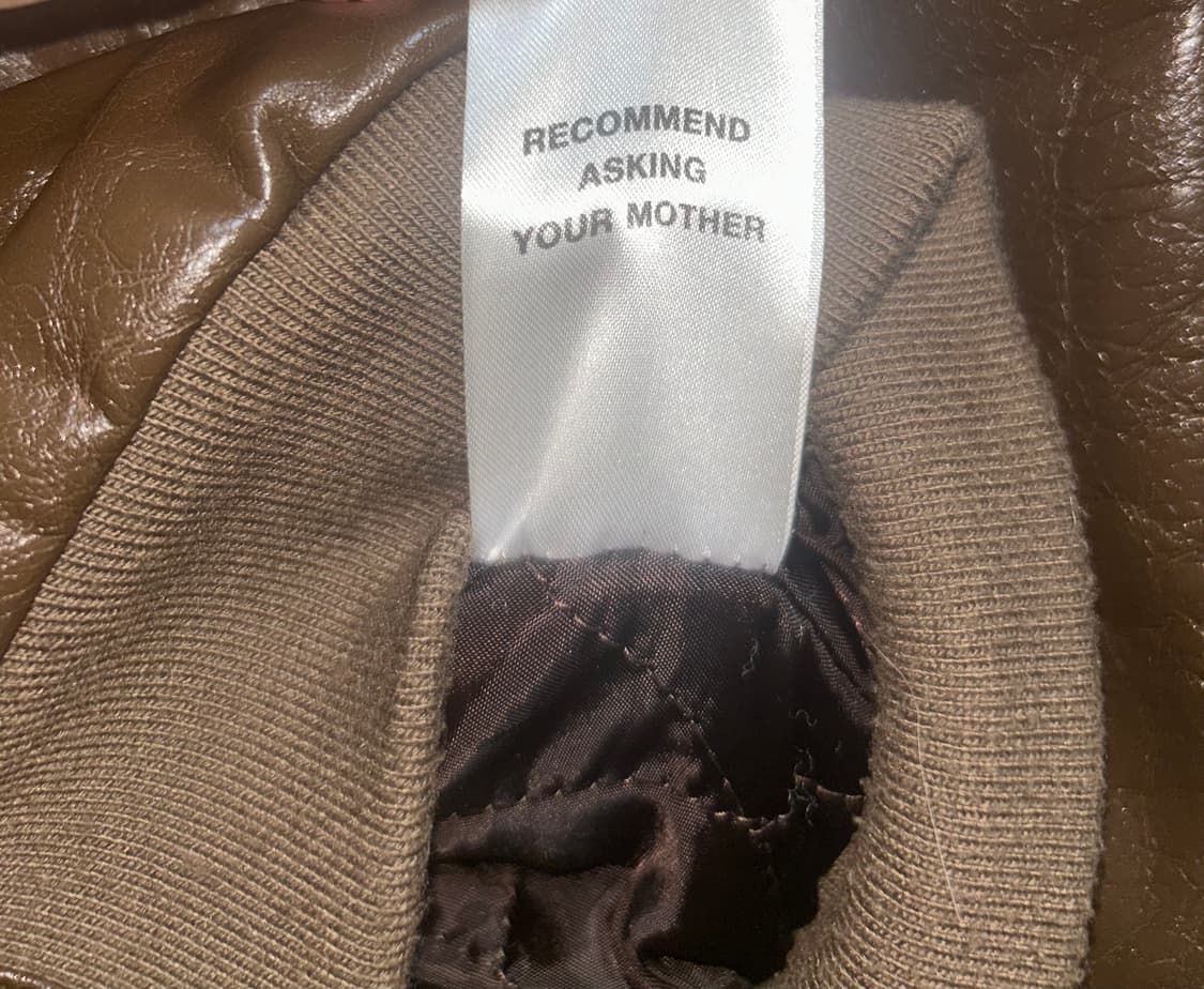 esc studio 레더 블루종 자켓 브라운 상품이미지4