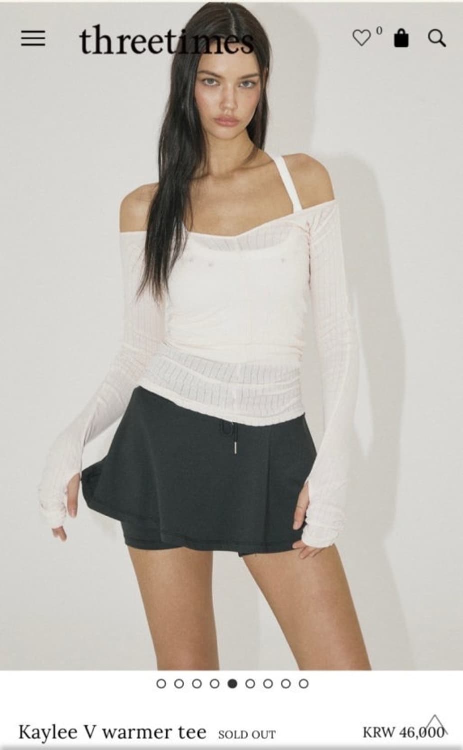 쓰리타임즈 카일리 워머티 블랙 구해요 상품이미지1