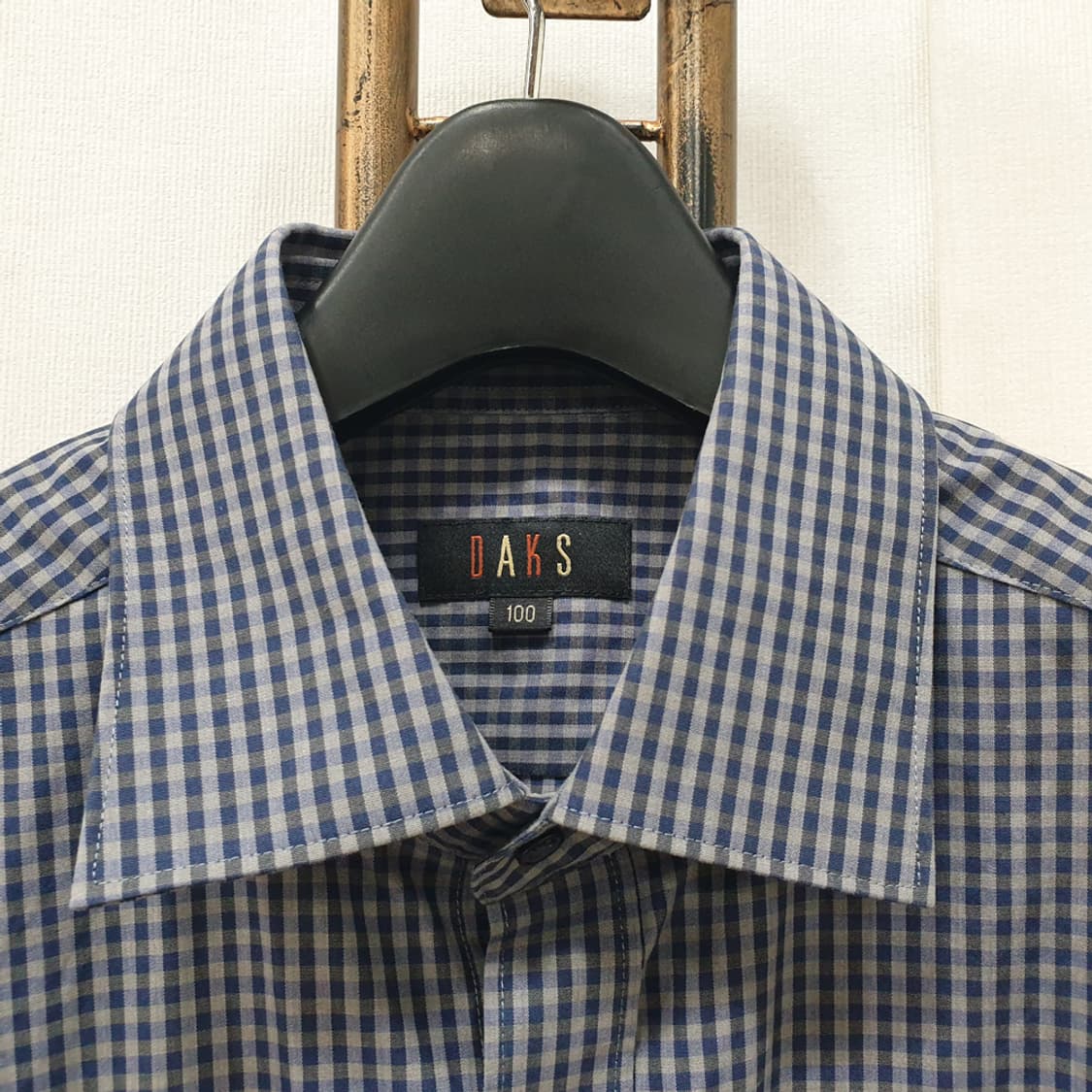 닥스 daks 남성 체크 셔츠 남방 100 상품이미지3