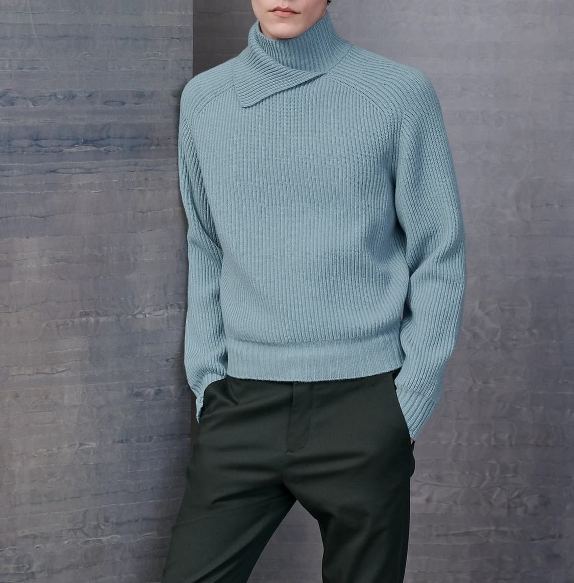 [S] 에르메스 목폴라 터틀넥 디테일 캐시미어 니트 상품이미지1