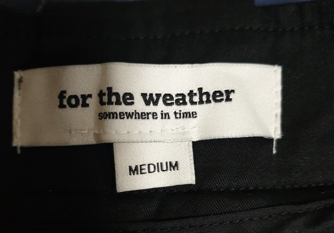 포더웨더 셔링 부츠컷 팬츠 블랙 (M) 상품이미지4