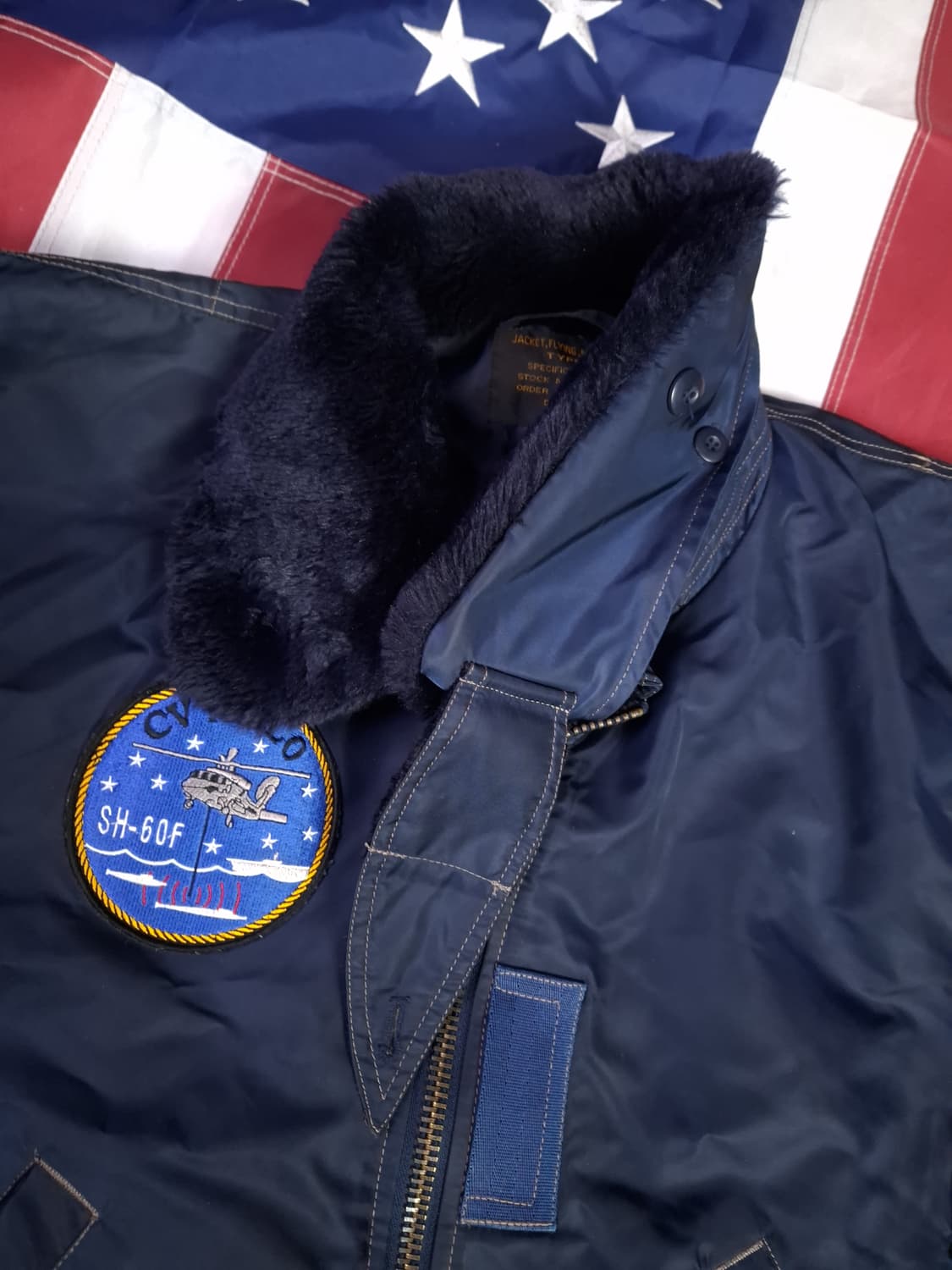 빈티지 밀리터리 미공군 TYPE 항공자켓 상품이미지2
