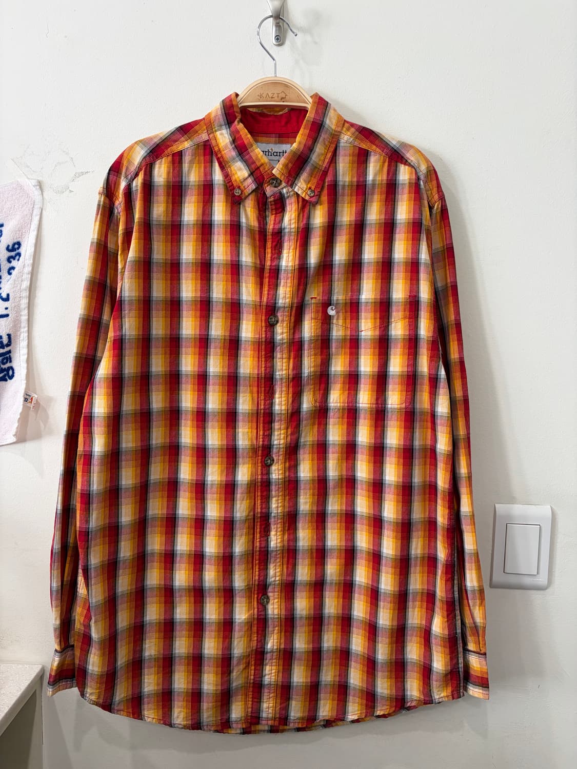 163. 칼하트 체크셔츠 상품이미지1