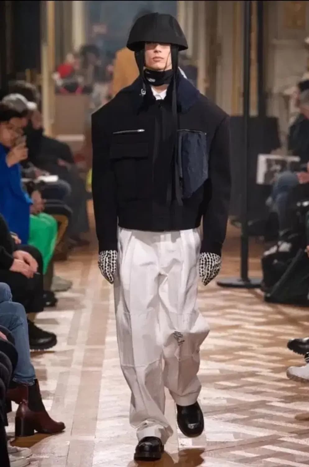 라프시몬스 밀리터리 크롭 울 자켓 46 상품이미지1