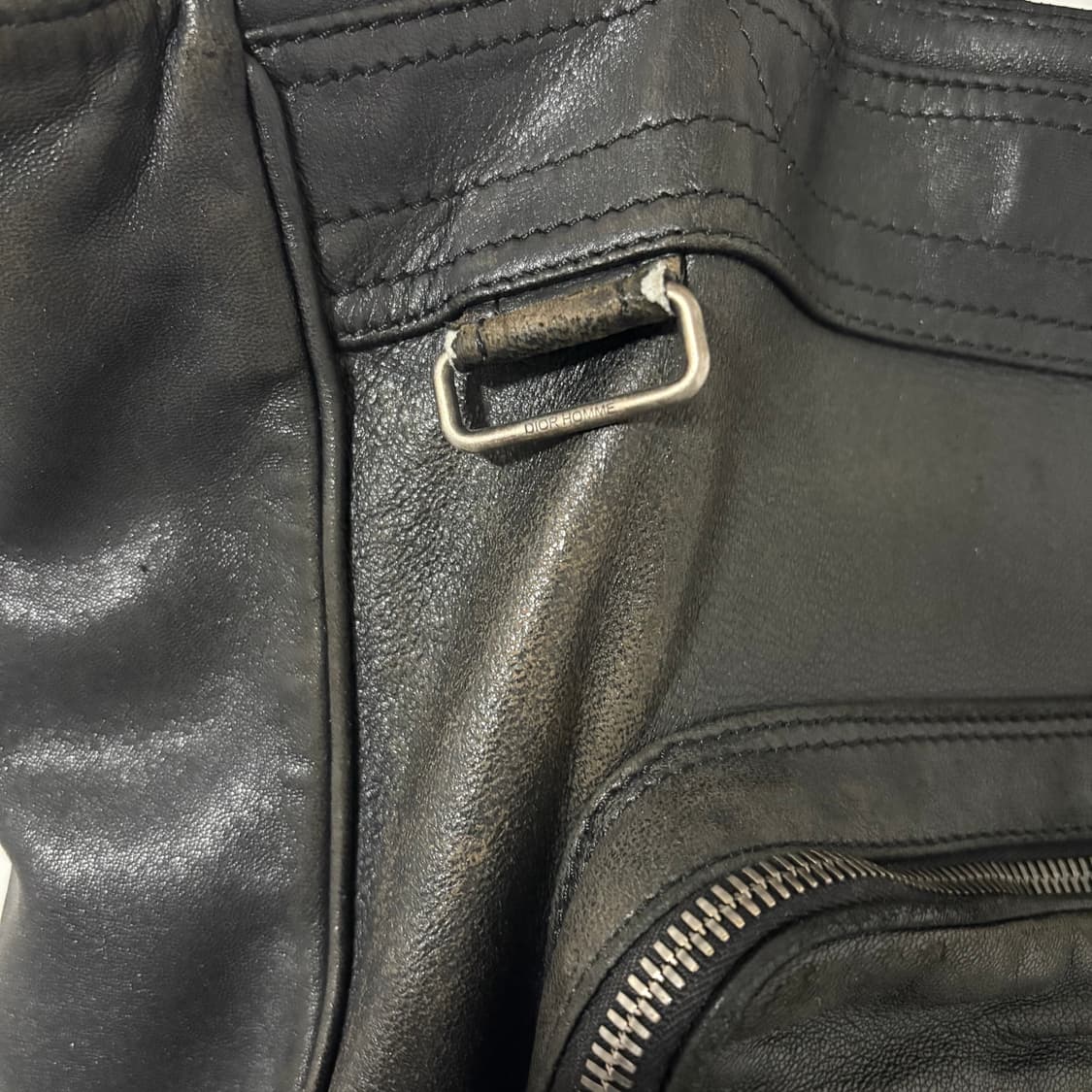 디올옴므 에디슬리먼 레더 토트백 상품이미지3