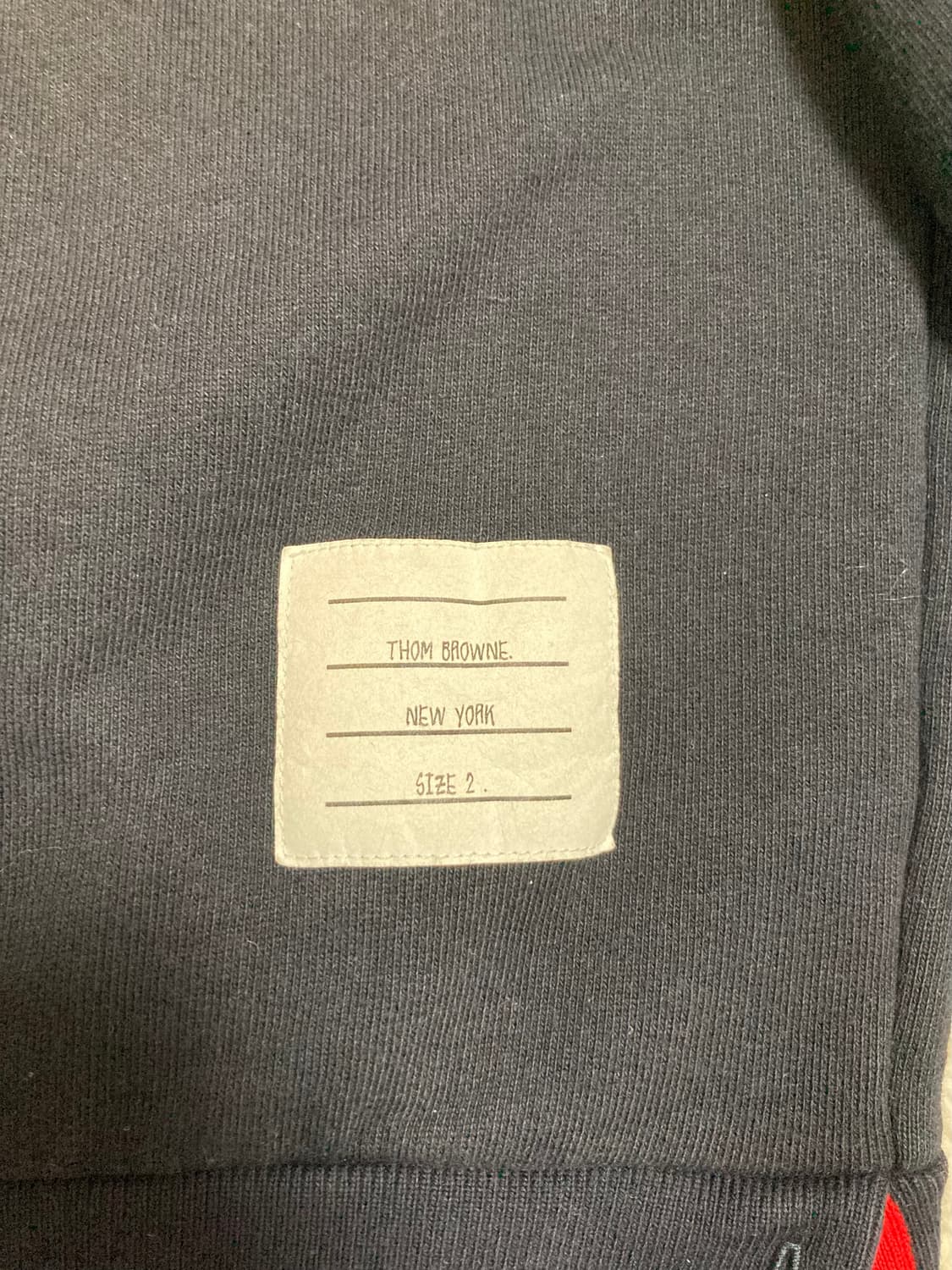 [2 size] 톰브라운 백삼선 맨투맨 상품이미지7
