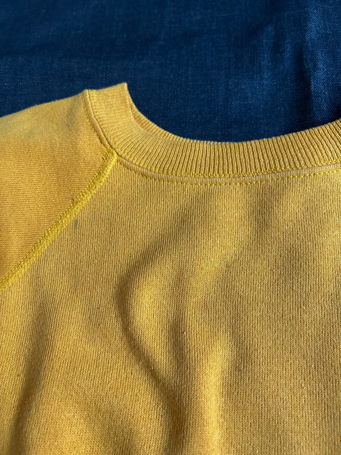 8~90s Haens 블랭크 스웻셔츠 Made in USA 상품이미지4