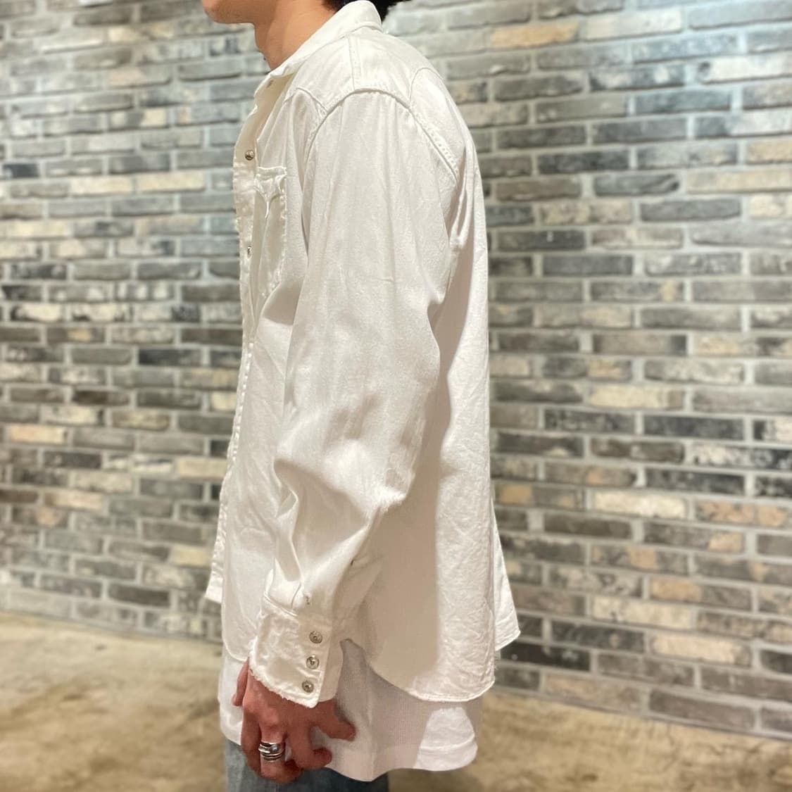 언유즈드 웨스턴 데미지 셔츠 상품이미지3