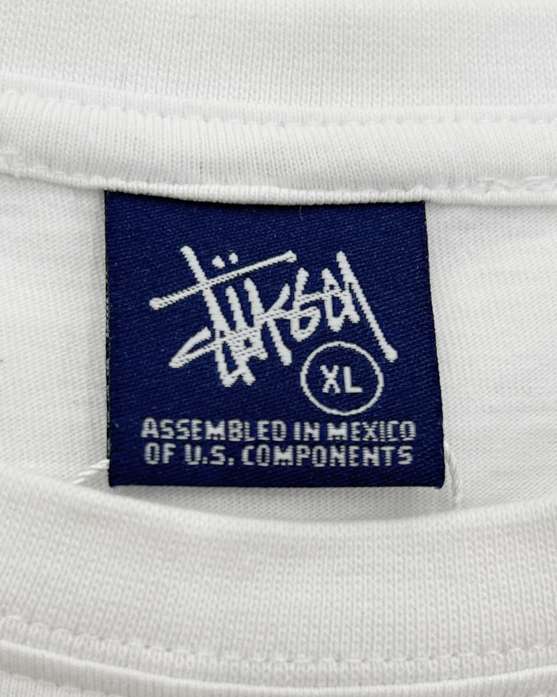 Stussy USA 90s 트라이브 반팔 티셔츠 화이트 상품이미지6