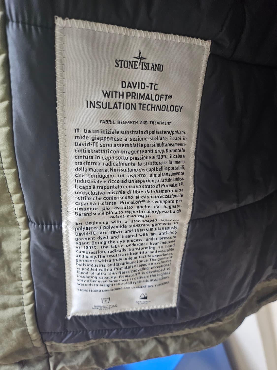 스톤아일랜드 다비드-tc 패딩 자켓xl 상품이미지8
