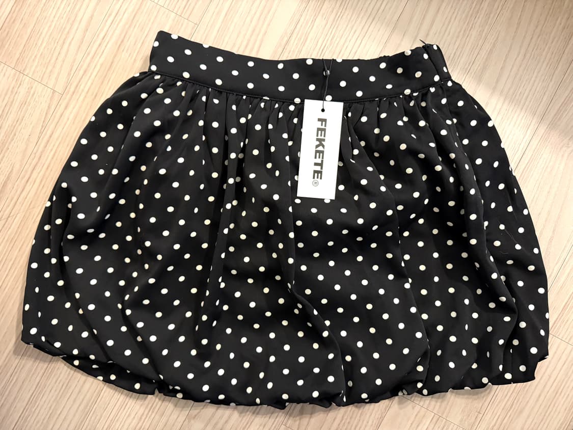 Fekete 일본 브랜드 도트 스커트 상품이미지1