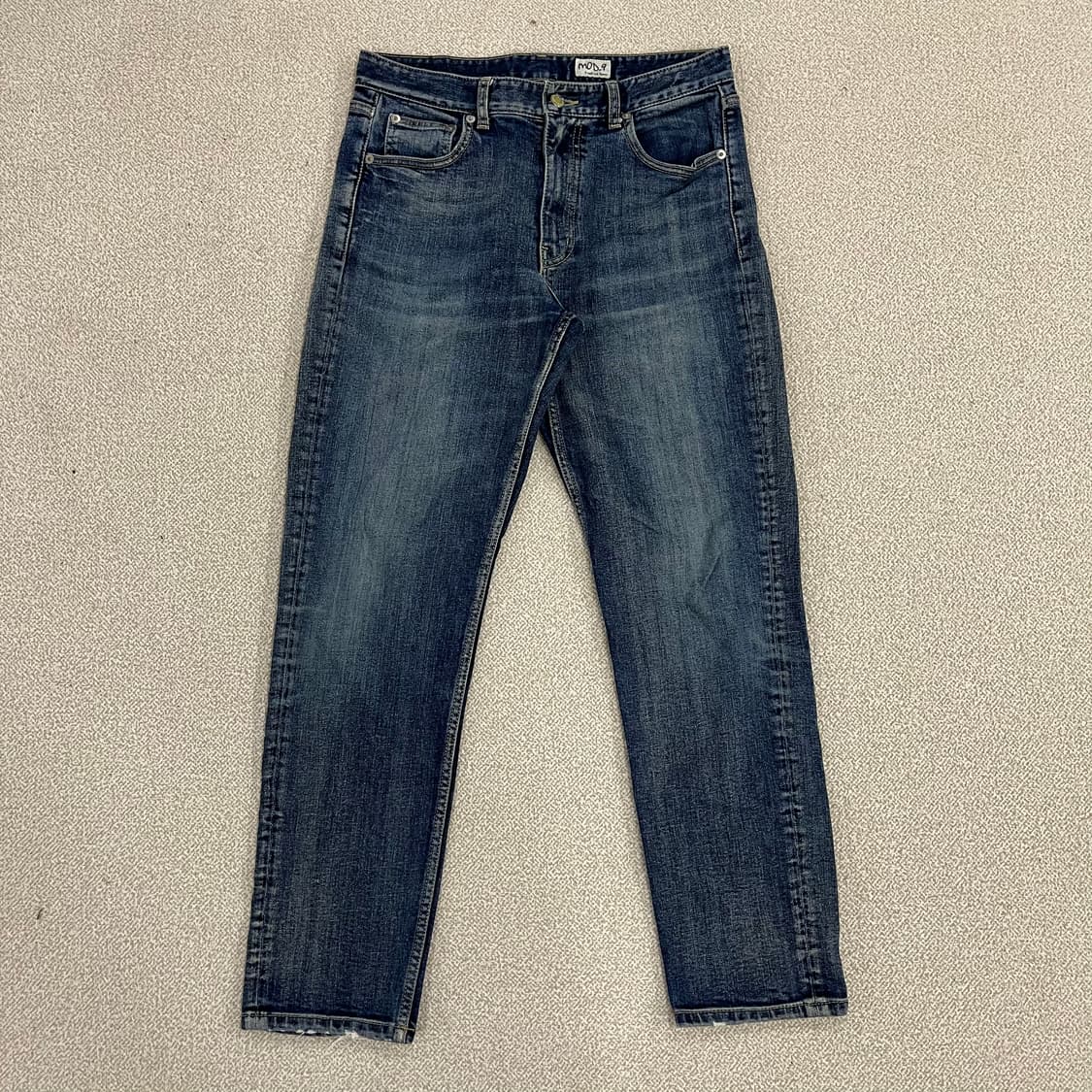 [30] 모드나인 펑크타운 크롭핏 데님 청바지 0105M1 상품이미지1