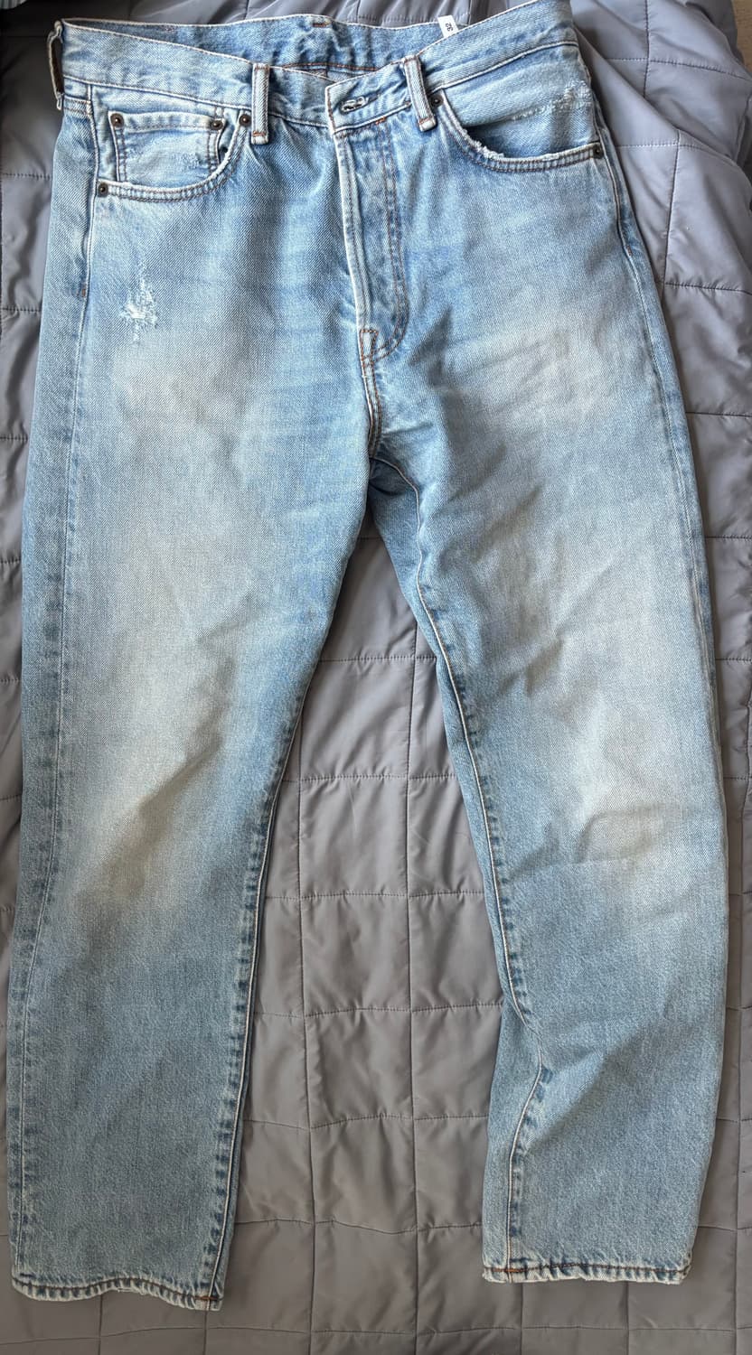 아크네 1996 레귤러 핏 데님 라이트 블루 31/32 상품이미지1